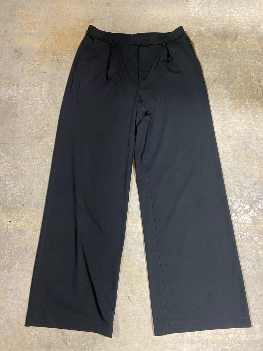 HALARA Flex High Waisted Pocket Straight Leg
Work Pants Size L Black Pull On - Picture 6 of 12